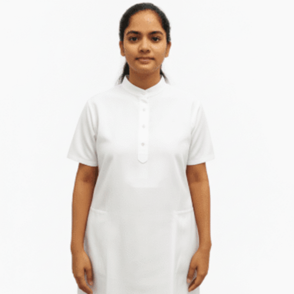 Chudidar Top White
